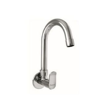 Parryware Alpha Wall Mounted Sink Cock with Swinging Spout