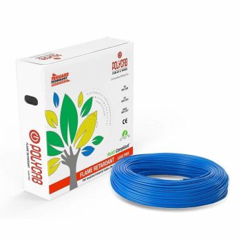 Polycab FRLF Electrical Cables 2.5 sqmm Blue - 300 mtrs