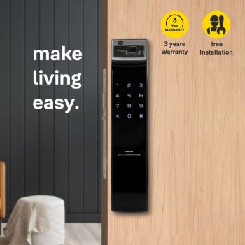Yale YDM 4109 A_RL Black Smart Door Lock with Biometric | Pin Code | Mechanical Key