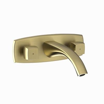 Jaquar Arc Two Concealed Stop Cocks With Basin Spout (Composite One Piece Body) Dust Gold