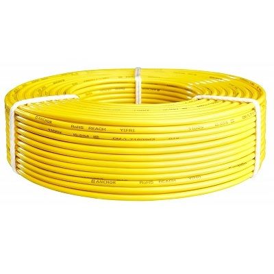 Anchor Advance - FR - 180 M 2.5 sqmm Electrical Cable - Yellow