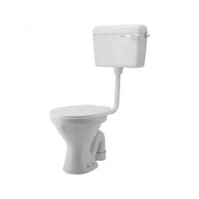 Cera Conventional Floor Mounted Ewc S Trap Ivory with Corona TF Cistern
