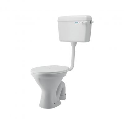 Cera Conventional Floor Mounted Ewc P Trap Ivory with Corona TF Cistern