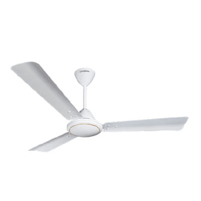 Crompton Jura Ceiling Fan Opal White