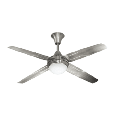 Crompton Trigger Glow Ceiling Fan Brushed Steel