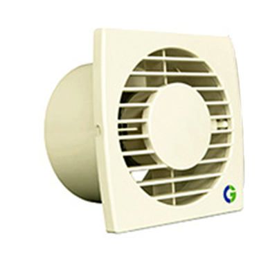 Crompton Axial Air Exhaust Fan Ivory 100 mm
