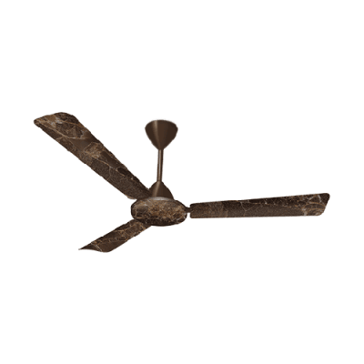 Crompton Jura Designer Ceiling Fan Marble Brown