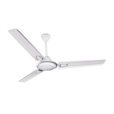 Crompton Super Briz Deco Ceiling Fan Silver White