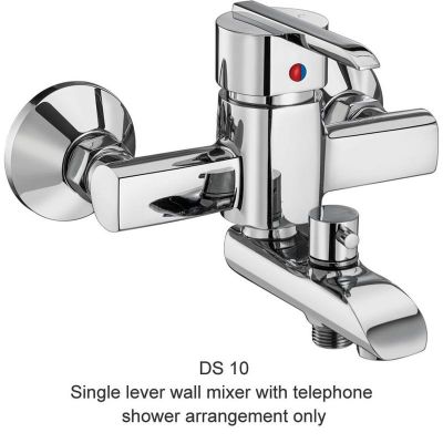 ESS ESS D Series Single Lever Wall Mixer With Telephone Shower Arrangement Only