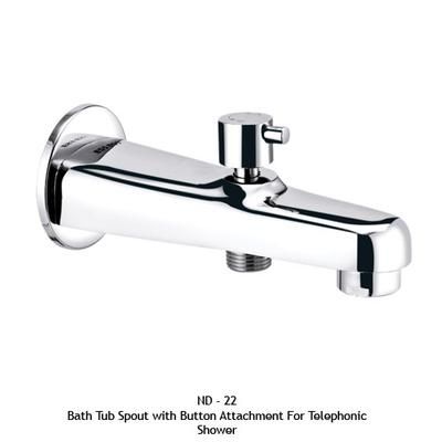 ESS ESS New Dune Bath Tub Spout With Button Attachment For Teleshower