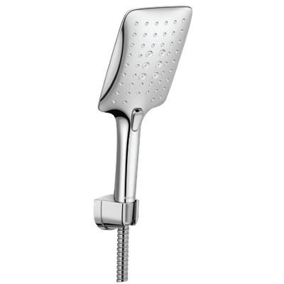 ESS ESS Shower 4" Hs Square, Easy Click 3F With 1.5 Mtr Flex Tube & Hook