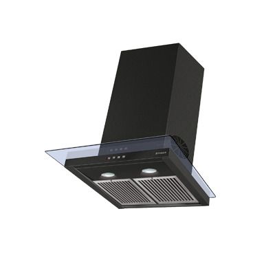 Faber Hood Glassy 3D T2S2 Pb Bk Ltw 60 3D Kitchen Chimney