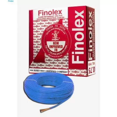 Finolex Electrical Cable 1 sqmm Blue 90 mtrs