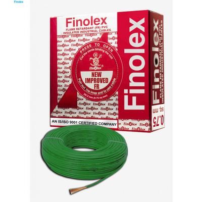 Finolex Electrical Cable 1 sqmm Green 180 mtrs