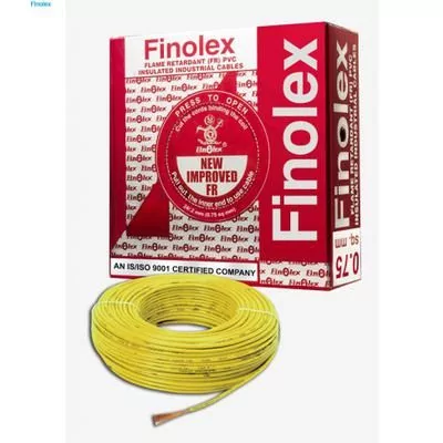 Finolex Electrical Cable 1.5 sqmm Yellow 90 mtrs