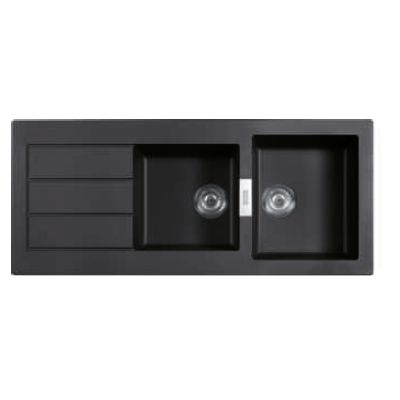 Franke Tectonite 621 1160x500 Carbon Black Kitchen Sink