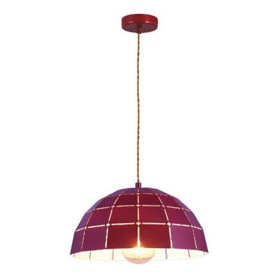 Havells Penelope Pendant 1Ls E27 D300 Red Ceiling Mounted, Pendant