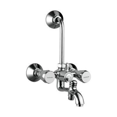 Hindware Classik Wall Mixer 3 In 1 System With Provision For Hand Shower And Overhead Shower 