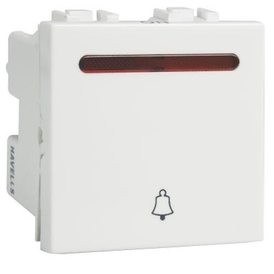Havells Coral 10 AX Mega Bell Push Ind. Switch