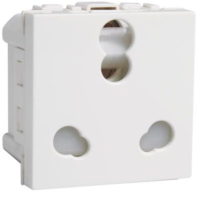 Havells Coral 6-16 A 3 Pin Shuttered Socket
