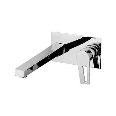 Hindware Amazon Exposed Part Kit Of Single Lever Wall Mounted Basin Mixer- 230 Mm Spout