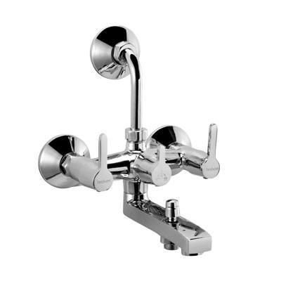 Hindware Barrel Neo Wall Mixer 3 In 1 System With Provision For Hand Shower & Overhead Shower 