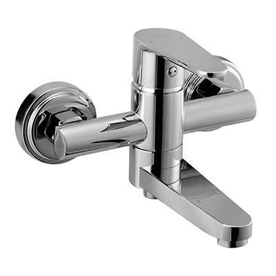 Hindware Cora Single Lever Bath & Hand Shower Wall Mixer (With Tip Ton)
