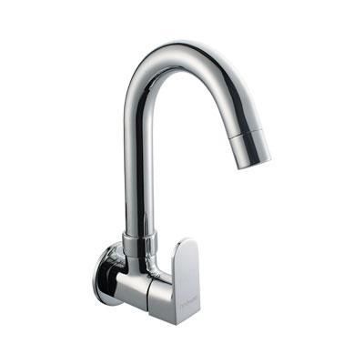 Hindware Elegance Sink Cock With Swl Spout (Wall Mtd)