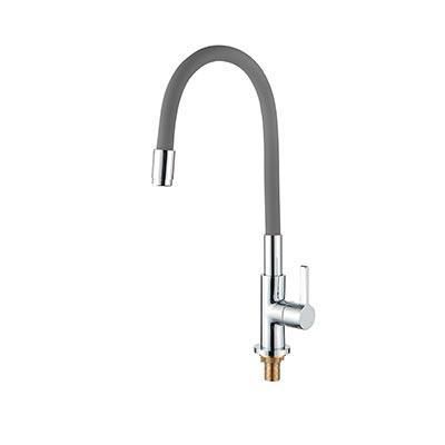 Hindware Sink Cock With Flexible Spout (Grey)