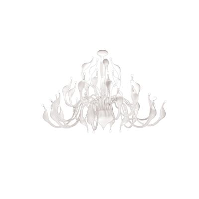 Jaquar 18 LT Meta Swan Ceiling Light with White finishing (DCH-WHT-MX809818A)