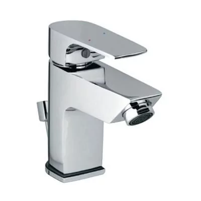 Jaquar Aria Single Lever Basin Mixer With Popup Waste & 450Mm Long Braided Hoses