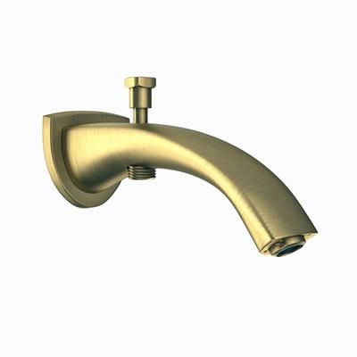 Jaquar Bath Tub Spout With Button Attachment For Hand Shower With Wall Flange Antique Bronze