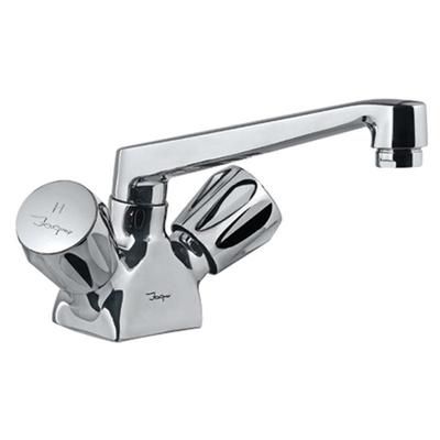 Jaquar Continental Sink Mixer With Swinging Spout (Table Mounted Model) With 450Mm Long Braided Hoses