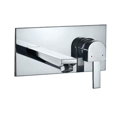 Jaquar Darc Exposed Part Kit Of Single Lever Basin Mixer Wall Mounted Consisting Of Operating Lever, Wall Flange, Nipple & Spout