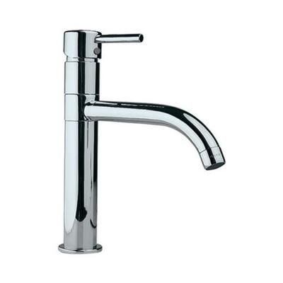 Jaquar Florentine Single Lever Sink Mixer With 210Mm Extension Body Swinging Spout Without Popup Waste (Table Mounted) With 600Mm Long Braided Hoses