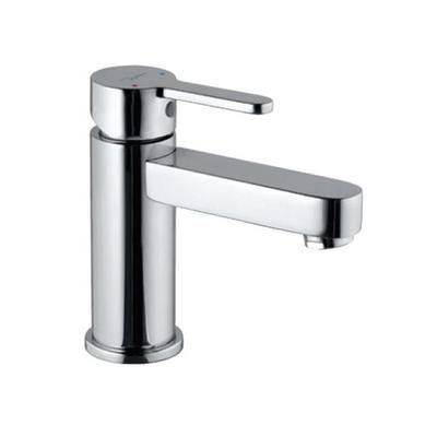 Jaquar Fusion Single Lever Extended Basin Mixer (Height-85Mm) Without Popup Waste System With 450Mm Long Braided Hoses