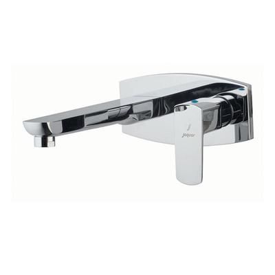 Jaquar Kubix Prime Exposed Part Kit Of Single Concealed Stop Cock Consisting Of Operating Lever, Cartridge Sleeve, Wall Flange (With Seals) & Basin Spout Chrome