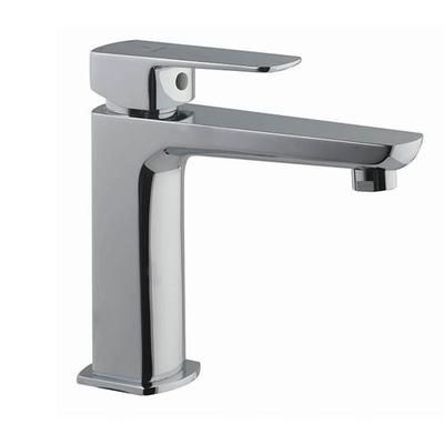 Jaquar Kubix Prime Single Lever Basin Mixer Without Popup Waste With 450Mm Long Braided Hoses