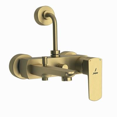 Jaquar Kubix Prime Single Lever Wall Mixer 3-In-1 System With Provision For Both Hand Shower And Overhead Shower Complete With 115Mm Long Bend Pipe, Connecting Legs & Wall Flange (Without Hand & Overhead Shower) Antique Bronze