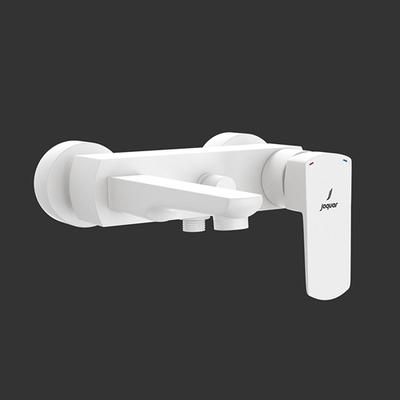 Jaquar Kubix Prime Single Lever Wall Mixer With Provision Of Hand Shower, But Without Hand Shower White Matt
