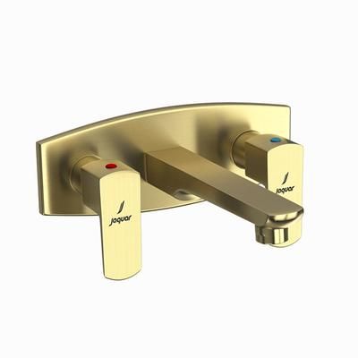 Jaquar Kubix Prime Two Concealed Stop Cocks With Basin Spout (Composite One Piece Body) Dust Gold