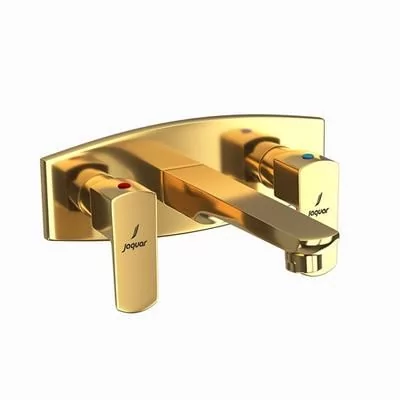Jaquar Kubix Prime Two Concealed Stop Cocks With Basin Spout (Composite One Piece Body) Full Gold