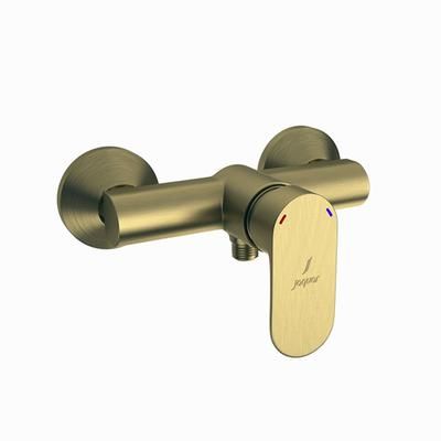 Jaquar Opal Prime Single Lever Exposed Shower Mixer For Connection To Hand Shower With Connecting Legs & Wall Flanges Antique Bronze