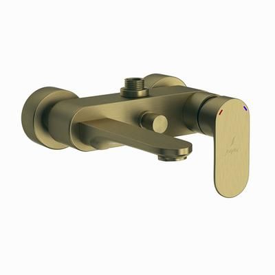 Jaquar Opal Prime Single Lever Wall Mixer With Provision For Connection To Exposed Shower Pipe (Sha-1211) With Connecting Legs & Wall Flanges Antique Bronze