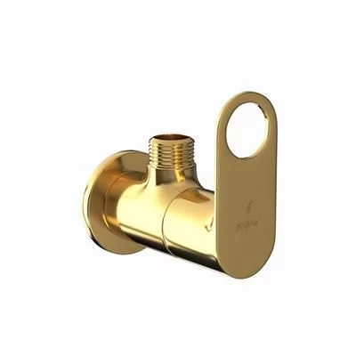 Jaquar Ornamix Prime Angular Stop Cock With Wall Flange Full Gold