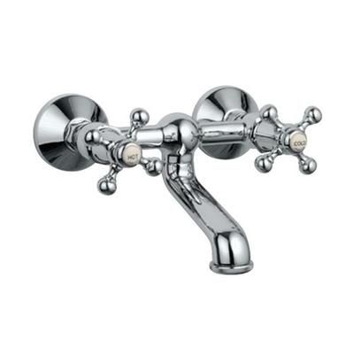 Jaquar Queens Wall Mixer Non-Telephonic Shower Arrangement With Connecting Legs & Wall Flanges