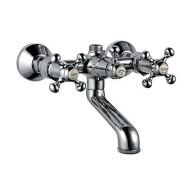 Jaquar Queens Wall Mixer With Telephone Shower Arrangement, Connecting Legs & Wall Flanges But Without Crutch & Telephone Shower