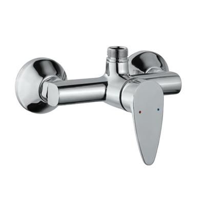 Jaquar Vignette Prime Single Lever Exposed Shower Mixer With Provision For Connection To Exposed Shower Pipe With Connecting Legs & Wall Flanges Chrome