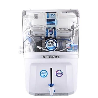 Kent Grand Plus RO+UF Water Purifier with UV LED Light in Storage Tank