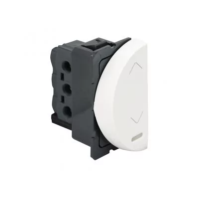 Legrand Arteor 20A Round 2 Way Left Switch 1M White with Indicator